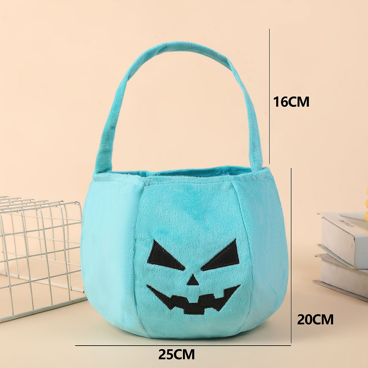Bolsas de dulces de Halloween, bolsas de dulces, bolsas de calabaza tridimensionales portátiles, regalos para niños, accesorios del festival de fantasmas, bolsas de Halloween transfronterizas