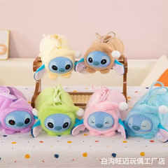 クロスボーダーぬいぐるみペンケース、大容量化粧ポーチ、ブルーのペンダントペンケース、学生用文房具収納、卸売