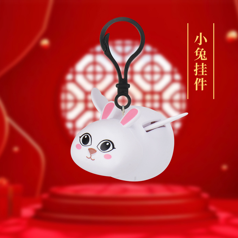 Ji Super lindo llavero lindo cerdo cordón colgante volador Tiktok futuro de Venta caliente como brocado conejo Año Grande