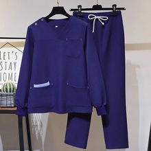 韩版男女弹力洗手衣手术衣刷手服口腔医院整形医生工作服分体套装