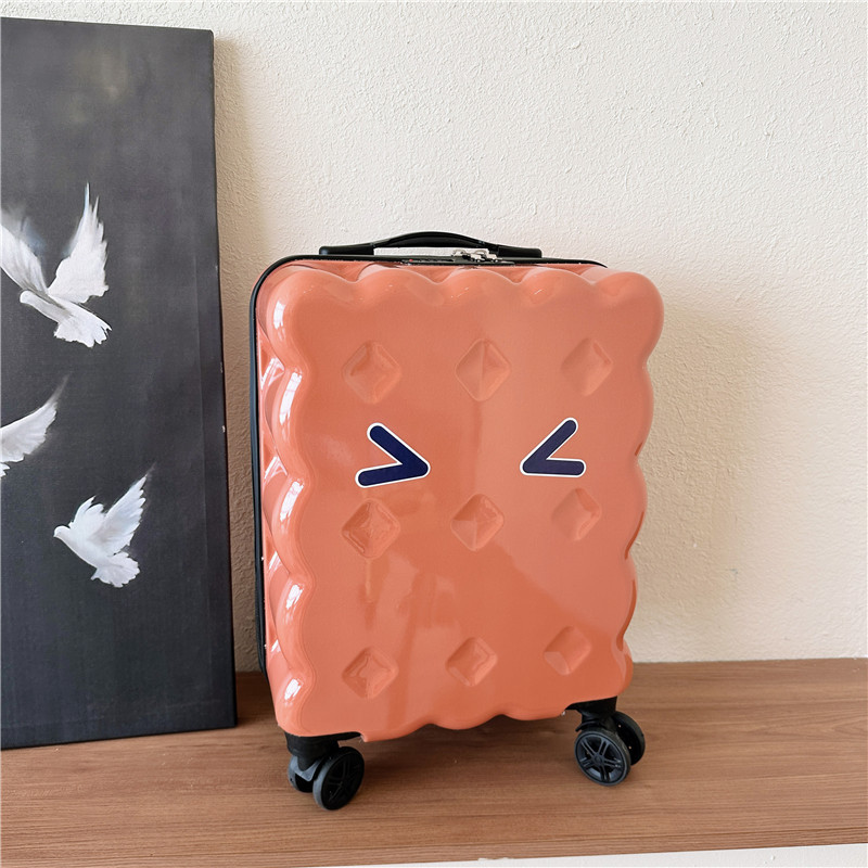 Caja de la carretilla de los niños caja de dibujos animados niños y niñas caja de la carretilla Mario trolley caso adulto coolomi maleta de 19 pulgadas