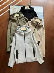 26 New Spring Styles of Men's Hooded Knit Casual Patchwork Jackets, Versatile Casual Chain-Style Shirts, Model Number 7922