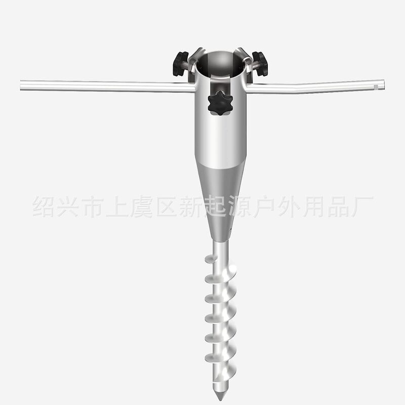 Cross-border Hot Sale Outdoor Beach Umbrella Fixed Bracket Outdoor Umbrella Anchor Heavy Metal Sand Anchor Iron Ground Nail