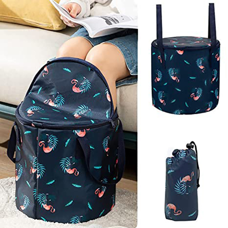 Ice pack large foldable feet pvc adult bathtub foldable bucket portable travel foot soaking SPA basin