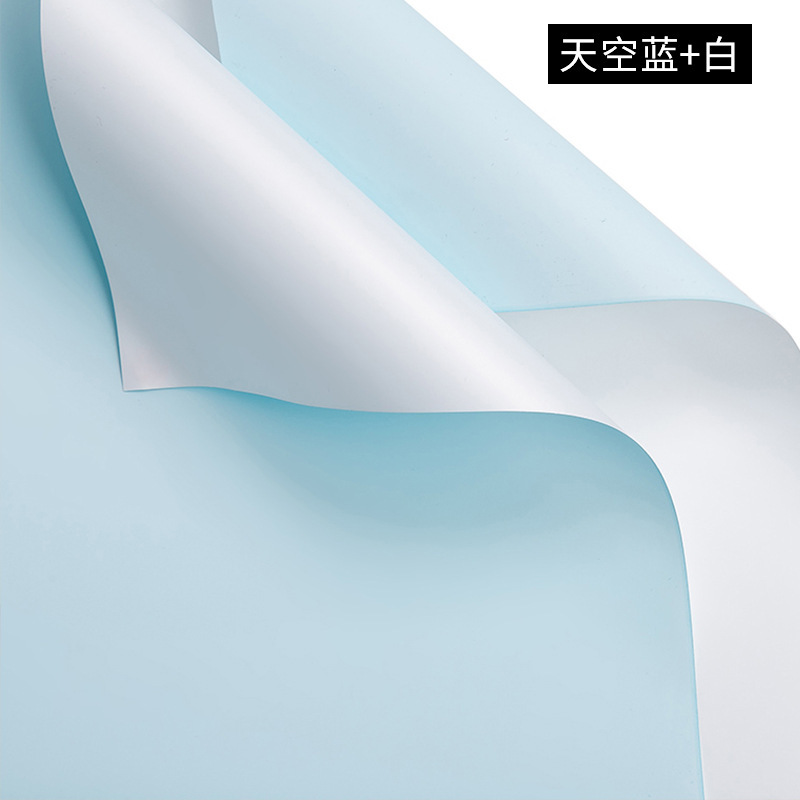 Papel de embalaje de ramo, papel de regalo de papel Ouya de dos colores, papel de regalo de flores, papel de bricolaje floral, papel de embalaje, papel de flores Han Su