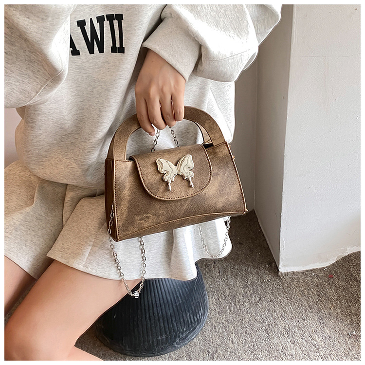 Borsa a mano Wind Niche per donna 2024 nuova elegante piccola borsa a tracolla a catena versatile quadrata_voghion.com