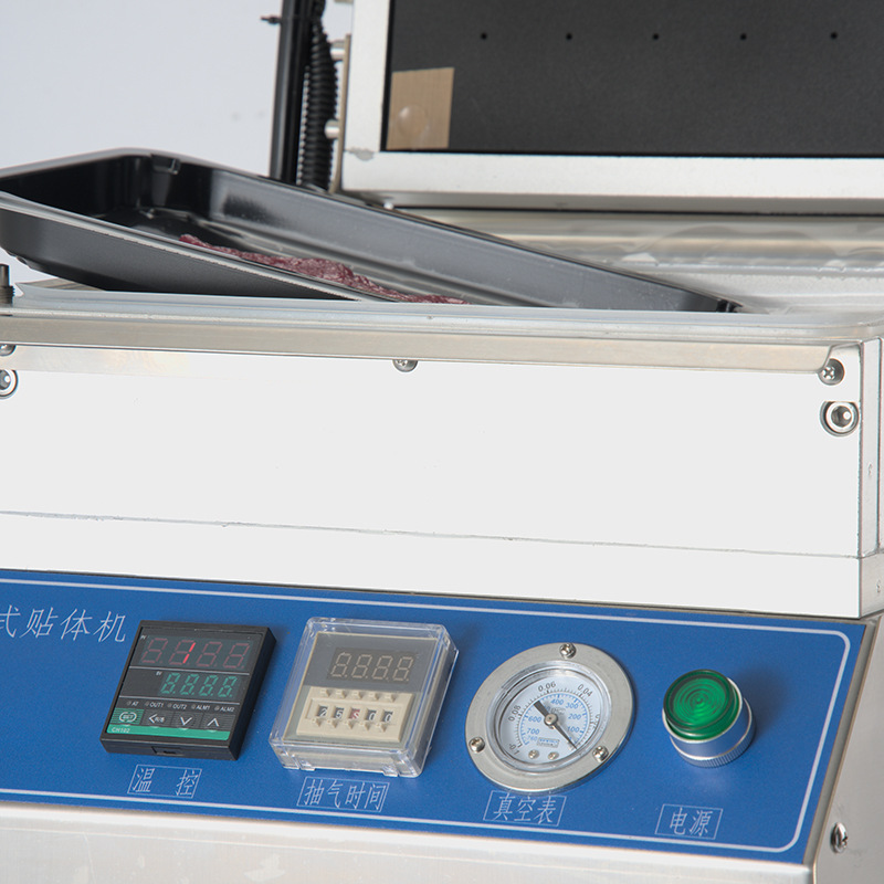 Máquina de envasado manual de suministro de productos alimenticios de carne fresca máquina de envasado al vacío comercial