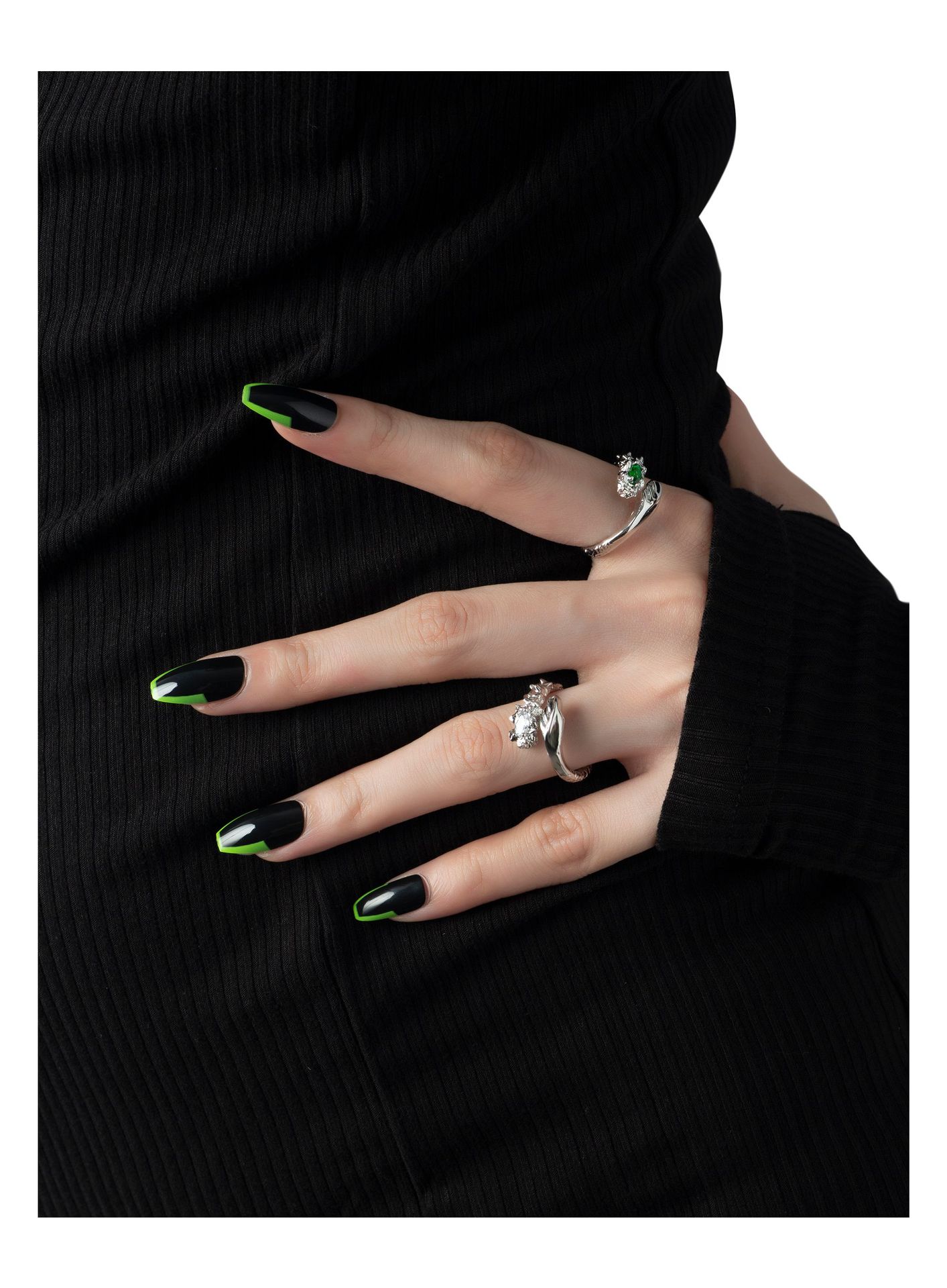 Fashion Snake Copper Plating Zircon Open Ring