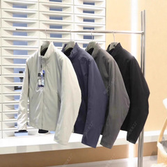 早春新作コーナー品質アウトドア軽量化ビジネススタンドカラーコットンコート防寒保温男性用綿服コート
