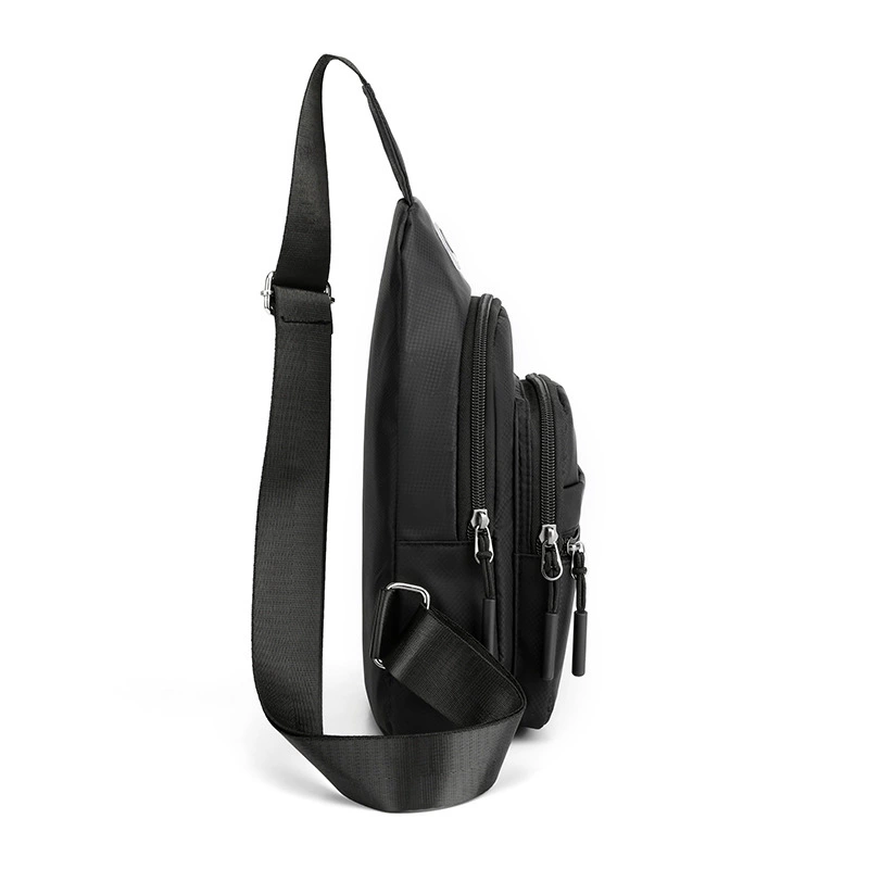 Men's chest bag, trend sports bag, one-shoulder bag, for import, high-quality style