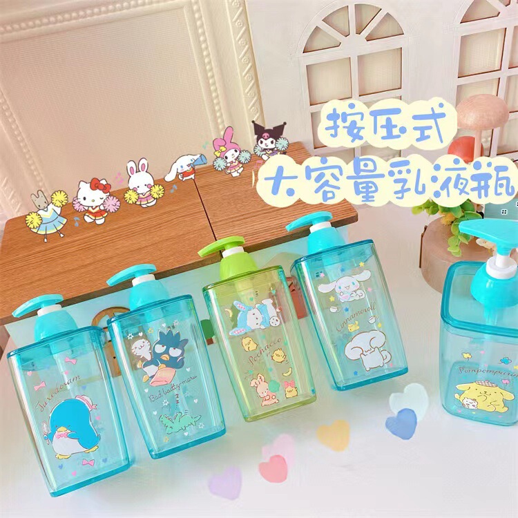 かわいいマカロン色420ml押圧ローションボトル家庭用シャンプー入浴剤手洗い液分注空ボトル|undefined