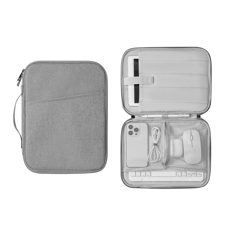 Cross-Border Customized Oxford Cloth Tablet Bag, Waterproof Storage Bag for Travel, Handbag 11 13inch Oem Source Factory
