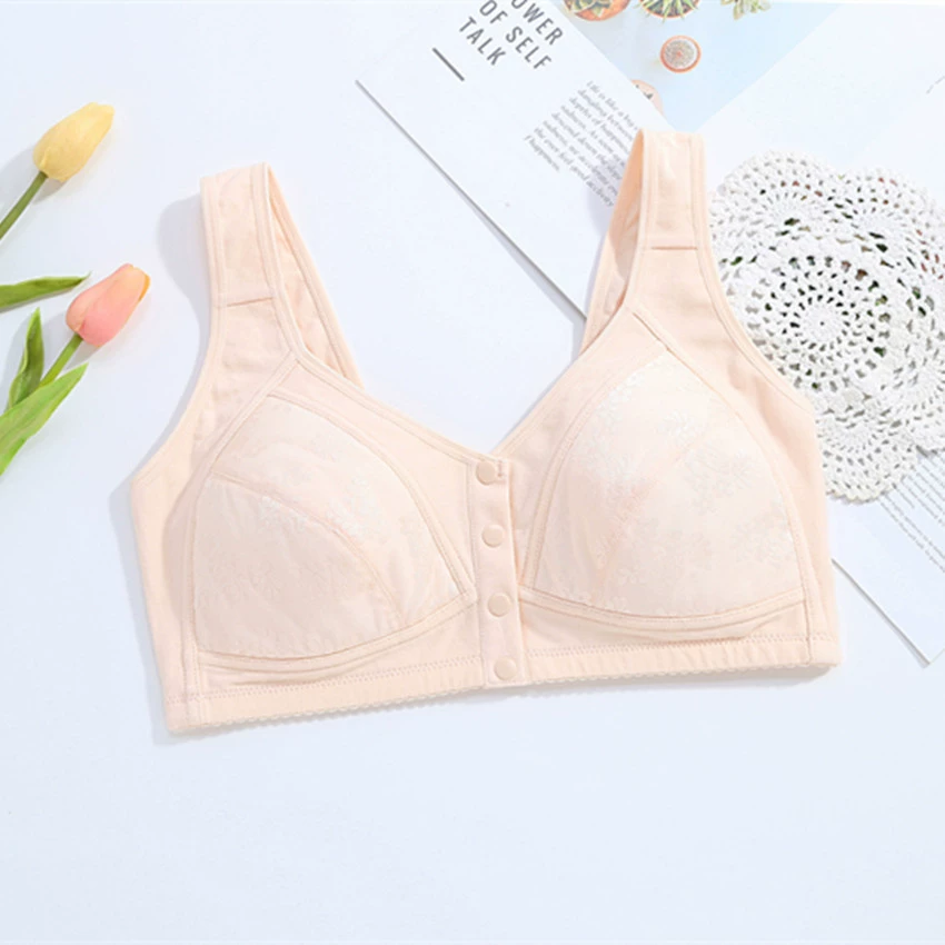 Вышитый топ Lace, бюстгальтер, нижнее бельё, для среднего возраста