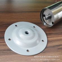 家具配件办公桌连接件圆形铁片M10链接铁片茶几餐台桌腿连接件