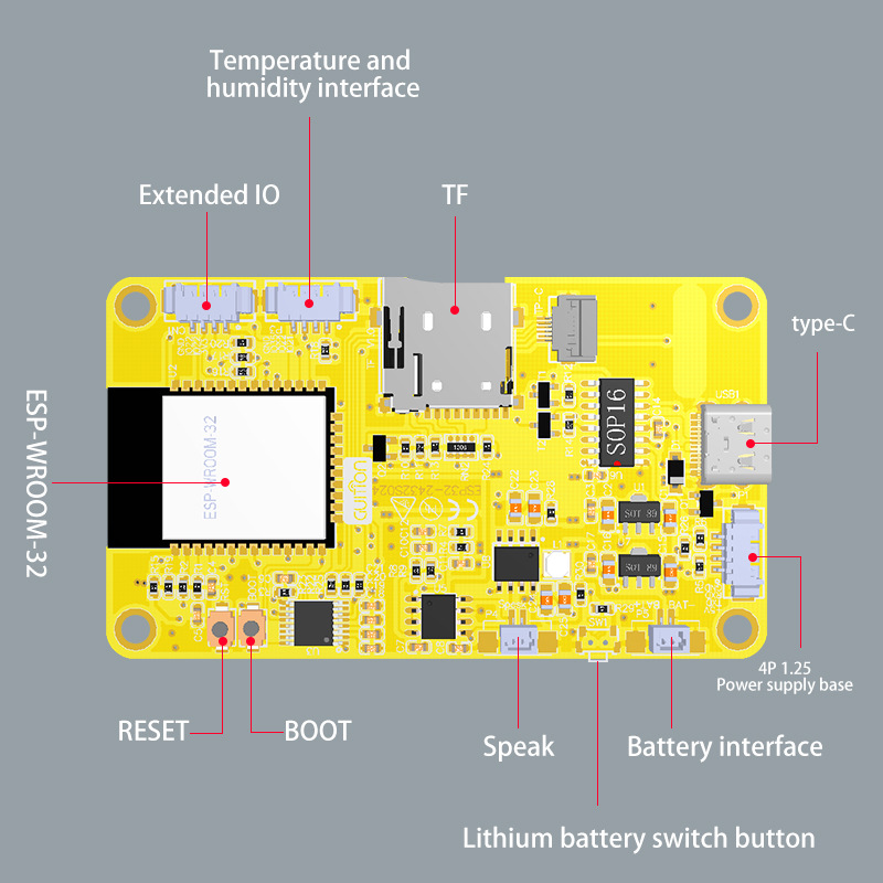 Плата разработки, экран 2.4 дюйма, Bluetooth
