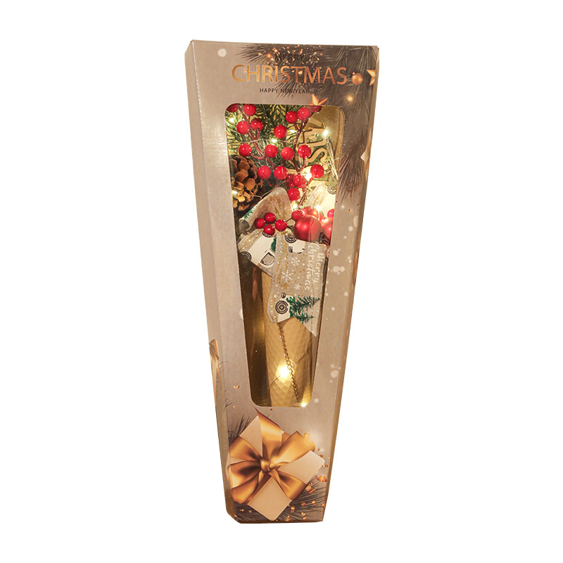 Navidad para madres, maestros, empleados, regalos de cumpleaños, souvenirs, ramos de simulación de alto nivel, pequeños obsequios de alto nivel