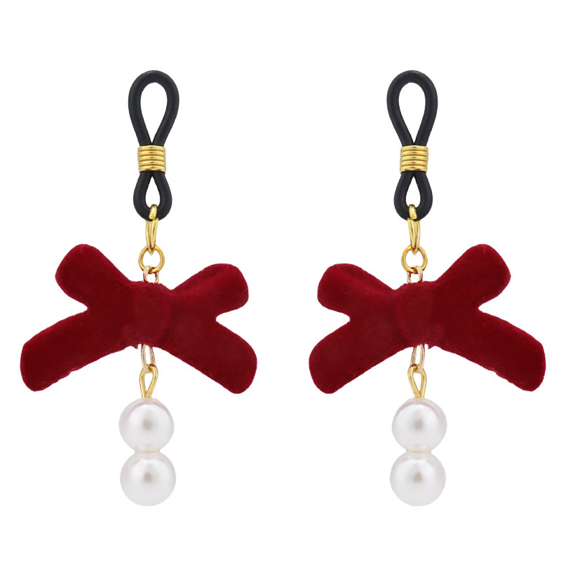 Christmas series cute fur ball bow pearl breast clip bell anal plug sm sex toys flirting temptation props