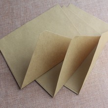 现货信封创意复古空白牛皮纸三角信封批发简约素色明信片卡片收纳