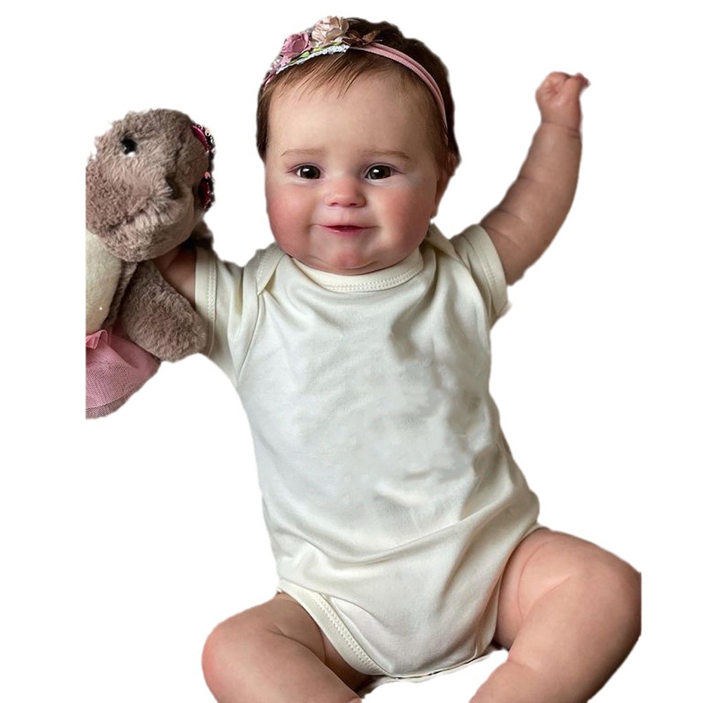 Muñeca de simulación 50cm pegamento completo puede entrar en el agua