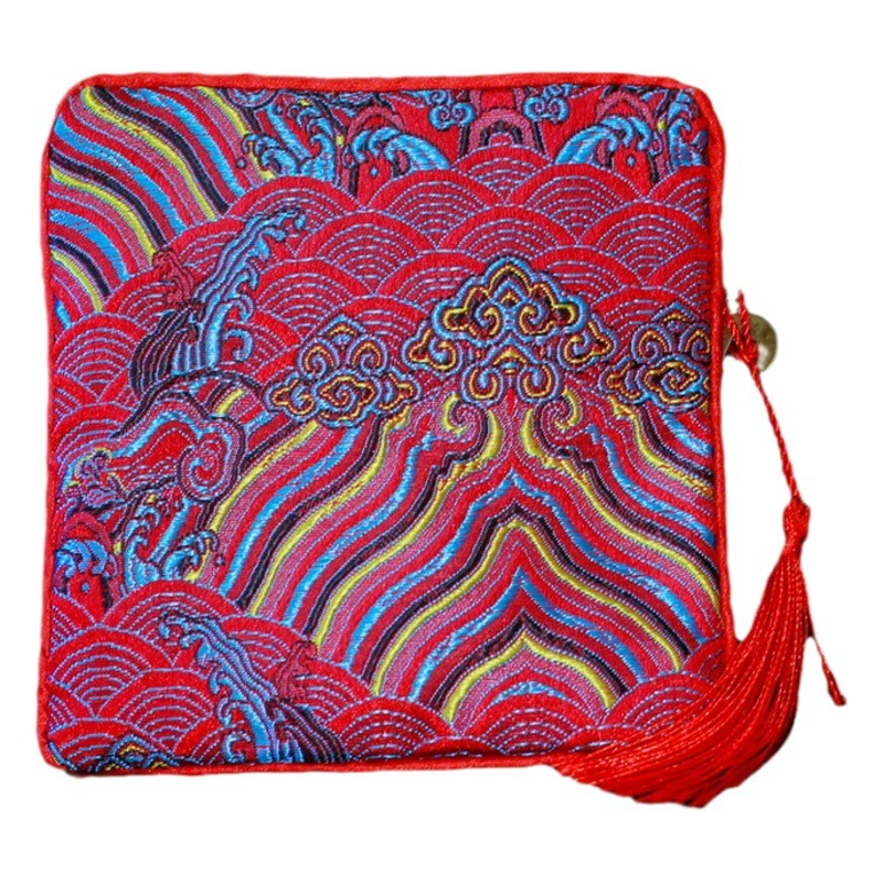 Шелковая парча Облако Парча Портмоне в китайском стиле Специальные зарубежные подарки для иностранных туристических сувениров в Нанкине