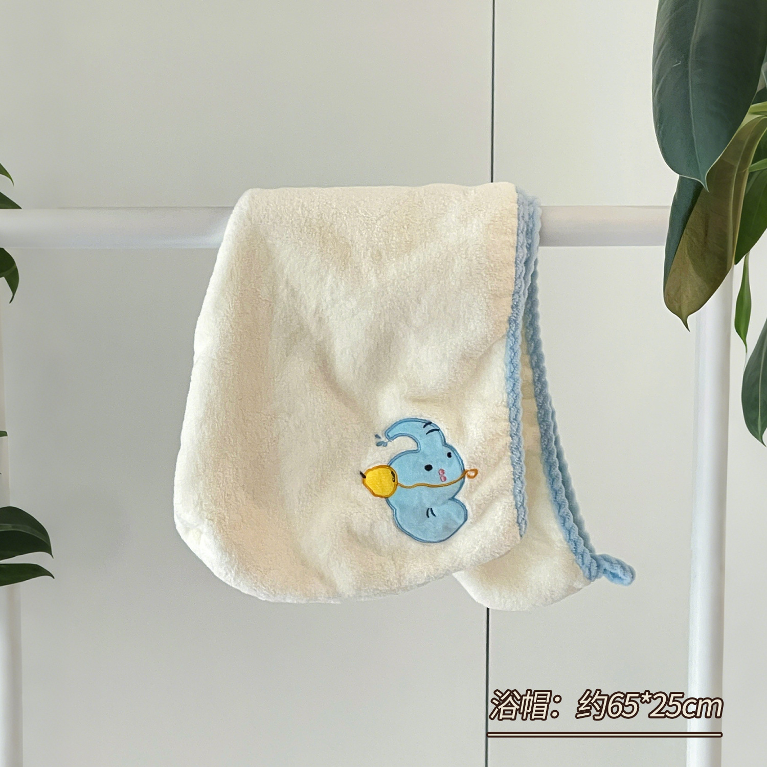 2025 nuevo estilo lindo pequeño elefante toalla de baño de mujer falda de baño absorbente toalla de secado rápido envuelta en baño de cuerpo entero sombrero de pelo seco de cuatro piezas