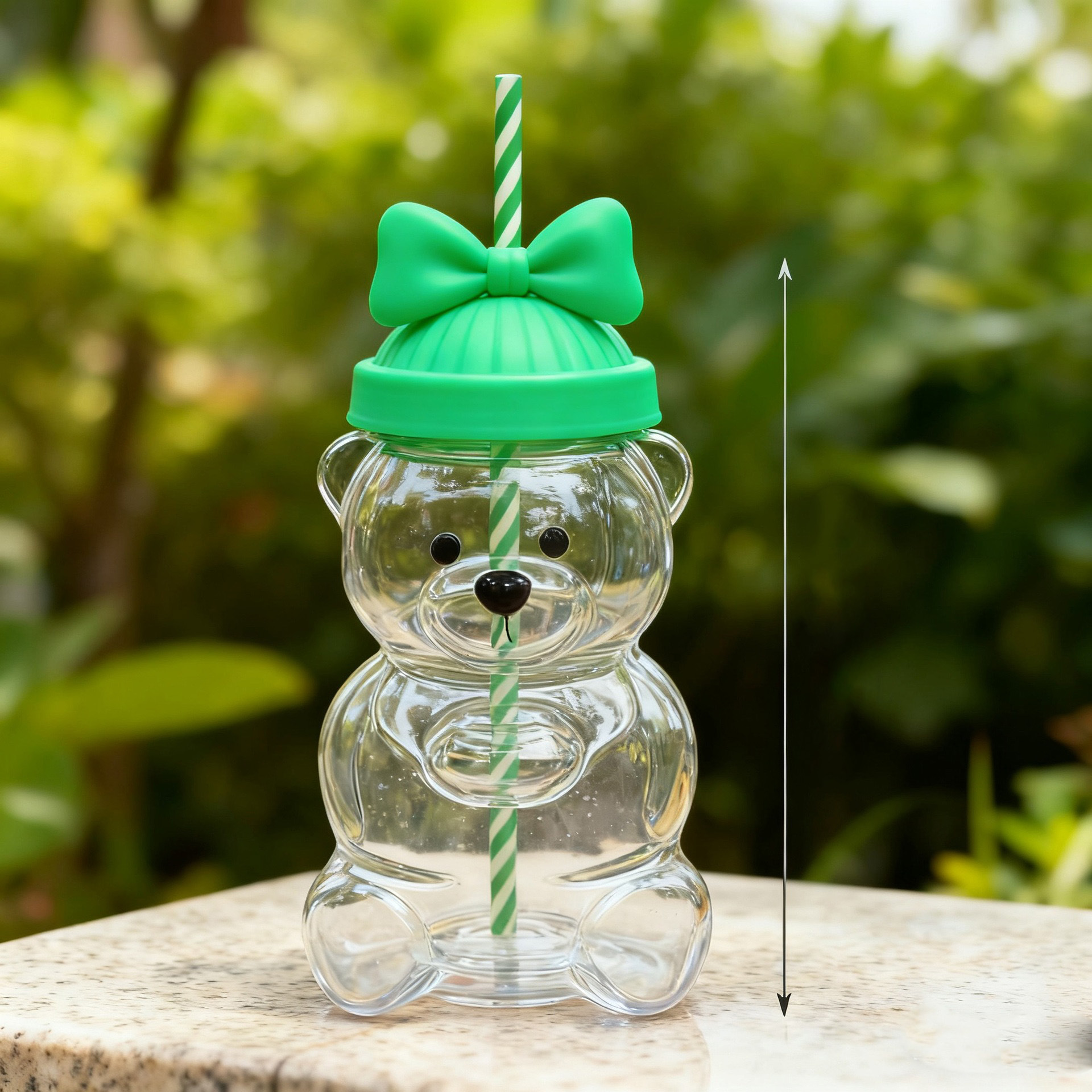 Bearista Cross-Border Coffee Teddy Bear Cup Bears Glass Straw Cup
