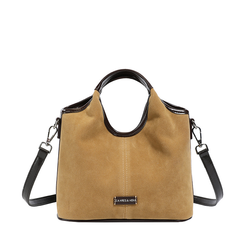 Transfronterizo de seda bolso de cubo portátil de invierno para mujeres 2025 nuevo estilo de alta sensación bolso de hombro bolso de mochila versátil