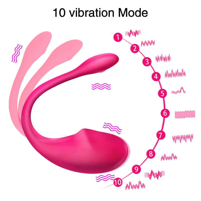 Women's mobile phone APP control wireless jumping egg vibration stick charging model