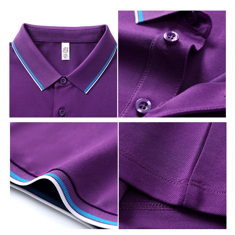 Polo de Trabajo para Hombre, con Cuello en Bloques de Color, Antibacteriano, Fresco al Tacto, de Poliéster y Algodón, Estilo Ejecutivo, Sensación de Alta Gama, Personalizable