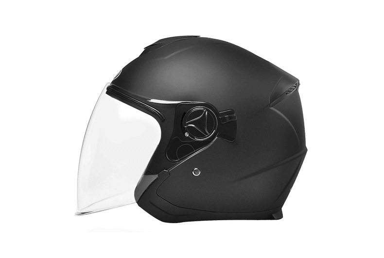 Ad Electric Motorcycle Helmet for Men and Women, Winter Warm Battery Car Safety Helmet, Universal 3C Certified Half Helmet for All Seasons