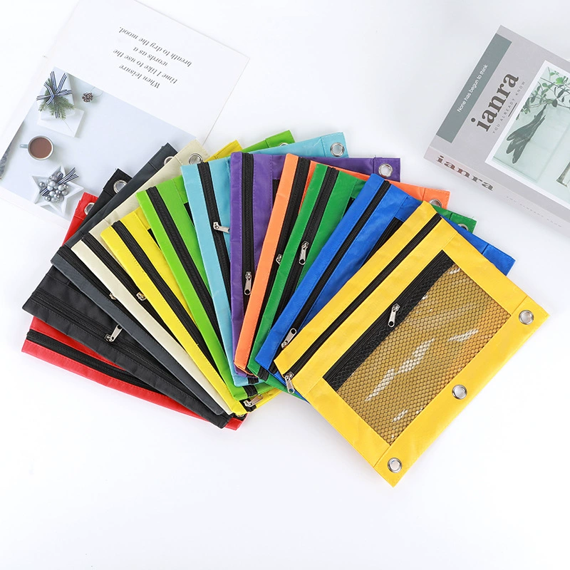 Пенал с тремя отверстиями, Сумка с тремя отверстиями для воздуха, Холщовая Сумка, ткань Оксфорд, Сумка с отверстием для воздуха, пенал в наличии, большое количество печатных логотипов Congyou