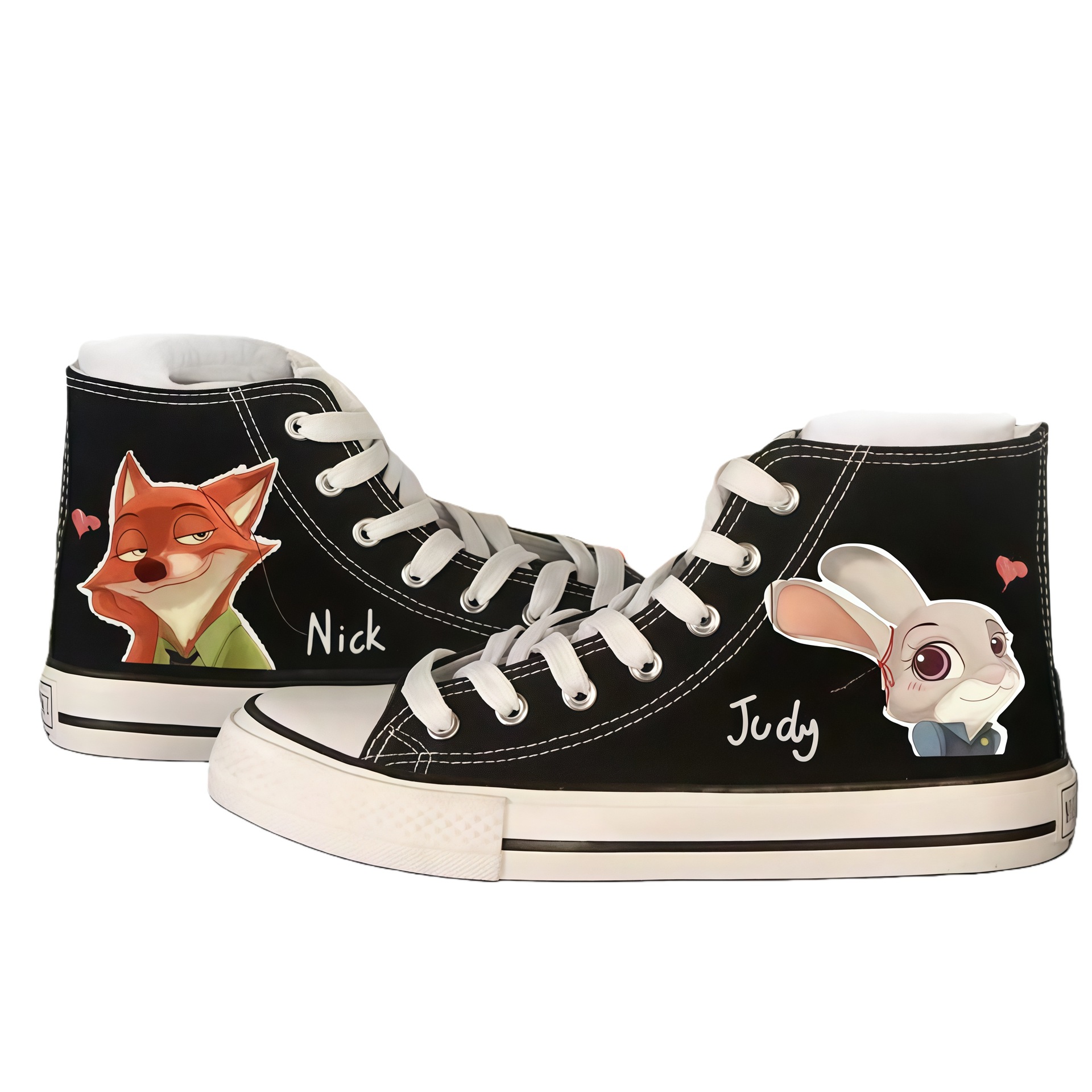 Cross - Border new animal City 2 lindos zapatos de lona de dibujos animados alrededor de zapatos casuales estudiantes zapatos impresos de moda