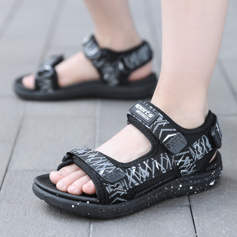 Jongens Sandalen Sport Atletische Sandalen Strand Buitensporten Open Teen Sandaal Slip Comfy Antislip_voghion.com