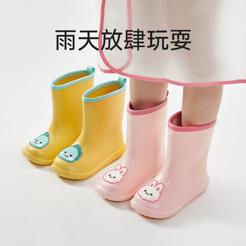 New Stereo Cartoon EVA Children's Rain Boots for Boys and Girls, Infants and Toddlers, Waterproof and Non-slip Comfort Rain Boots, Wholesale