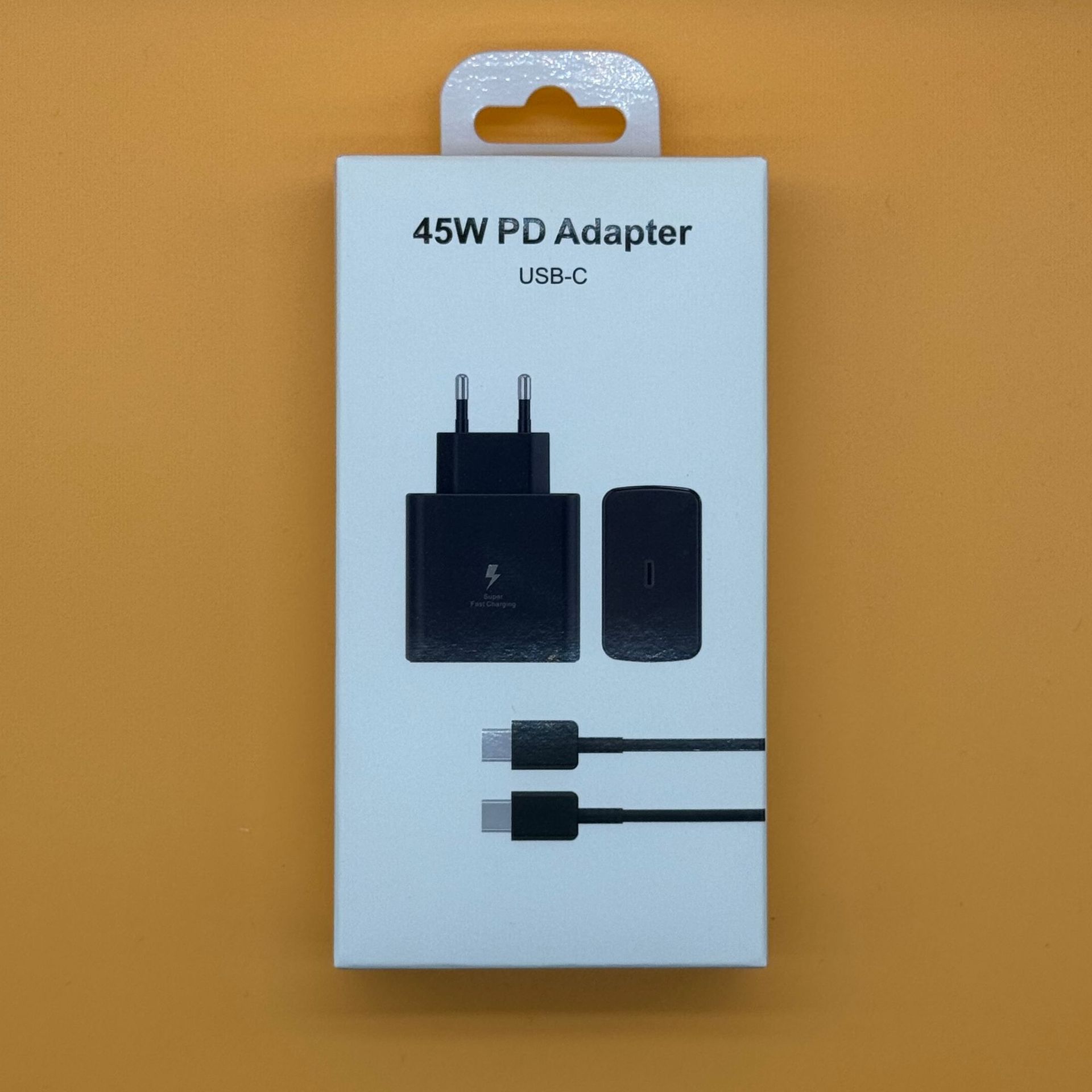 Samsung 45W carga cabeza note20/S21 +/Note10/S22 carga rápida cabeza S23 cargador de teléfono móvil