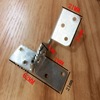 Drawer flat lock lock student dormitory wardrobe door lock nose z -shaped lock hardware large corner code accessories