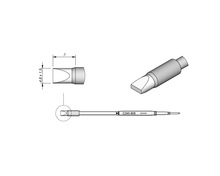 ������ JBC C245808 ��������ͷ4,8x1,5 HT L C245-808