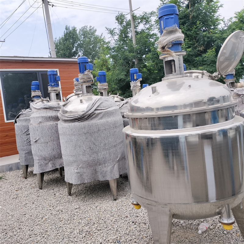 二手电加热反应釜  2吨反应设备 工业反应罐