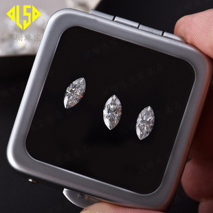 Moissanite D color horse eye-shaped VVS1 clarity multi-size in stock super white special-shaped moisan bare stone wholesale
