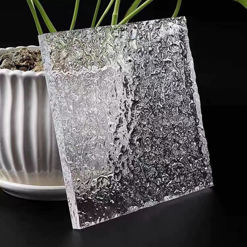 透明亚克力板条纹板石头纹磨砂商业拍摄道具香水美妆首饰板可