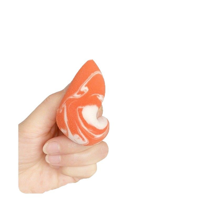 Huevos de maquillaje de dos colores, huevos de maquillaje de dos usos, huevos de maquillaje de color seco y húmedo, huevos de maquillaje de color mezclado, polvo de látex no