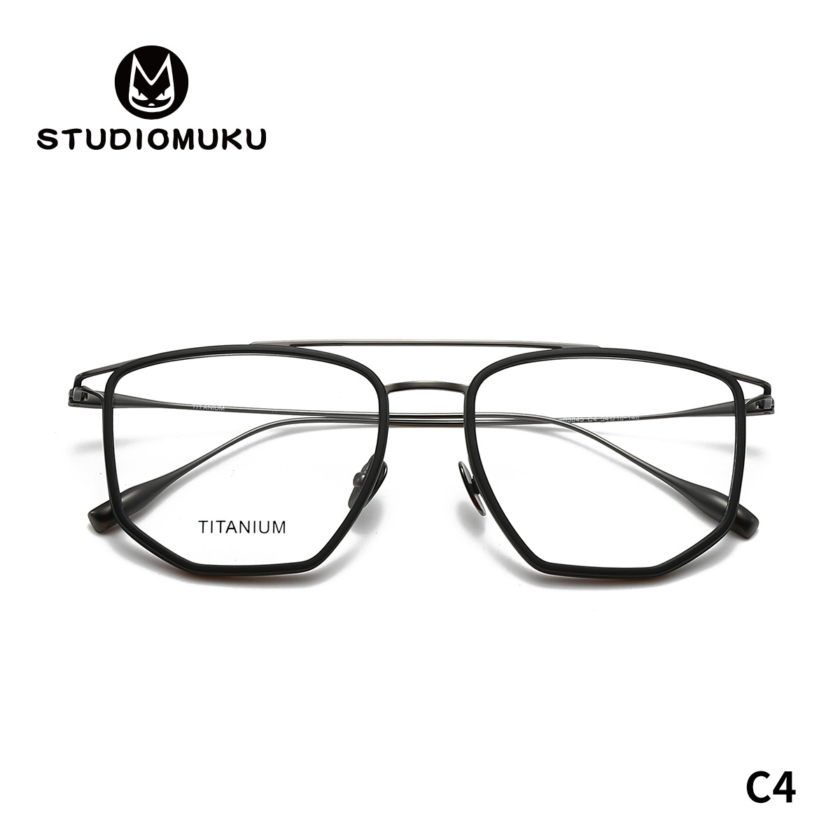 Gafas de doble haz de simple gusto y estética para satisfacer la comodidad de los magnates de la moda, monturas de gafas, monturas de gafas