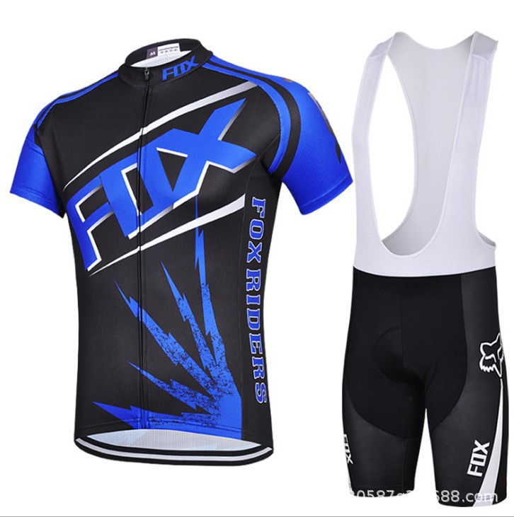 2018热销scott爆款男女短袖背带骑行服套装速