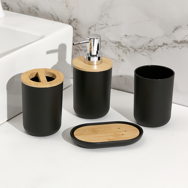 Baños domésticos 7 piezas de almacenamiento herramientas de limpieza artículos de higiene basura inodoro cepillo taza hidráulica caja de jabón al por mayor