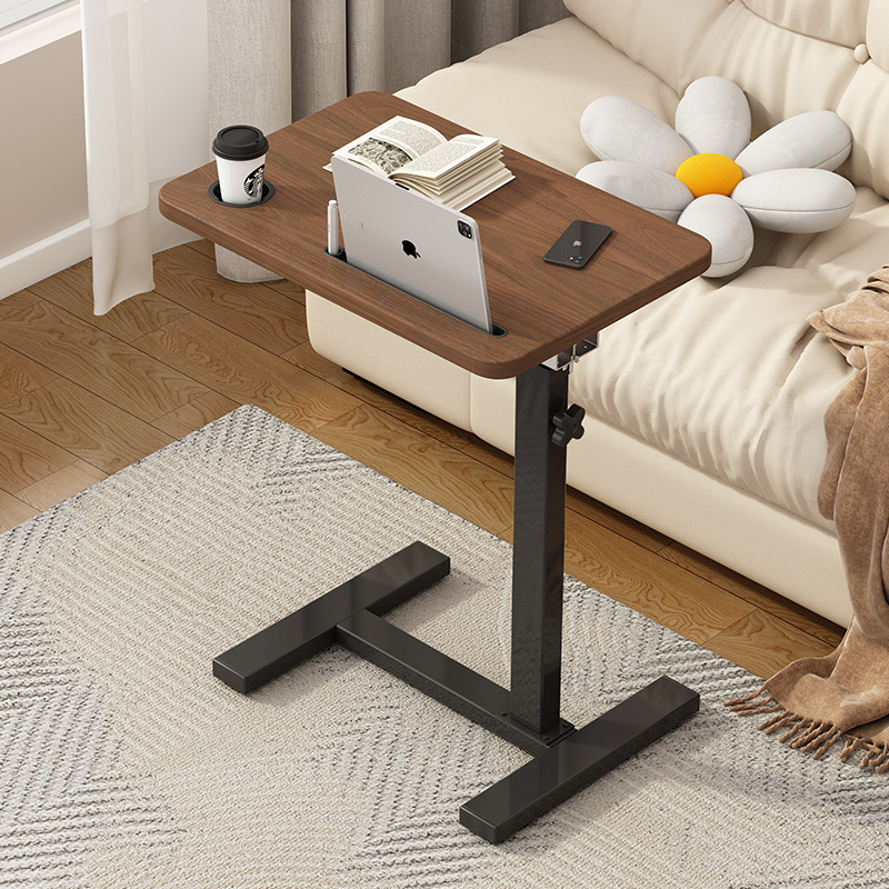 Bedside Table Foldable Lifting Mobile Small Table Workbench Living Room Sofa Side Desk Laptop Table