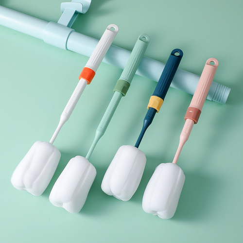 Cup brush, long handle, telescopic, no dead angle, bottle brush, thermos cup sponge, small brush, bottle brush, cleaning cup, kettle brush