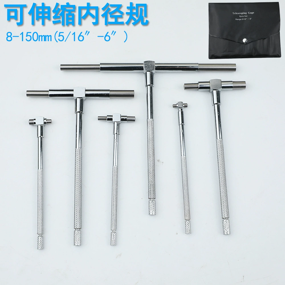 ETOPOO Нержавеющая сталь Регулируемый внутренний датчик 8-150 мм Регулируемый датчик внутреннего радиула телескопический датчик малого отверстия