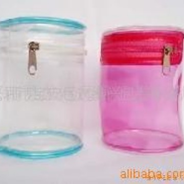 供应PVC胶袋、胶骨袋、化妆袋、化妆品包装袋