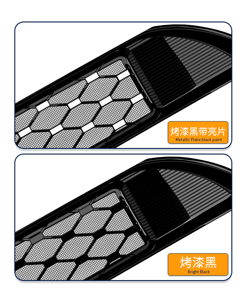 Suitable for the Arcfox Alpha S5 Integrated Welded Car Insect-Proof Net Front Grille, Special Modified Decorative Strip