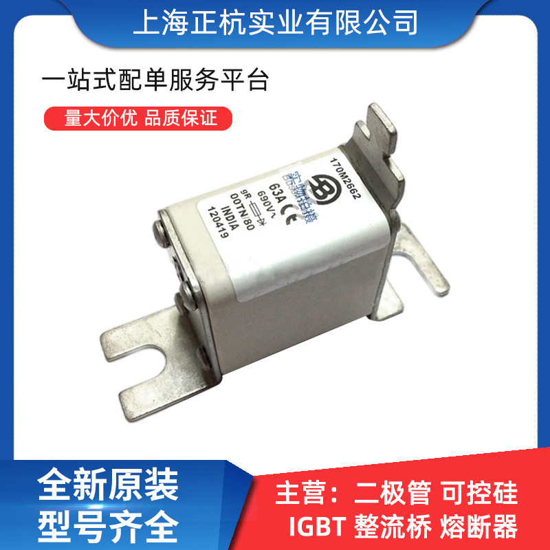 170M2662  170M2671正杭实业陶瓷低压快速熔断器全新原装量大从优